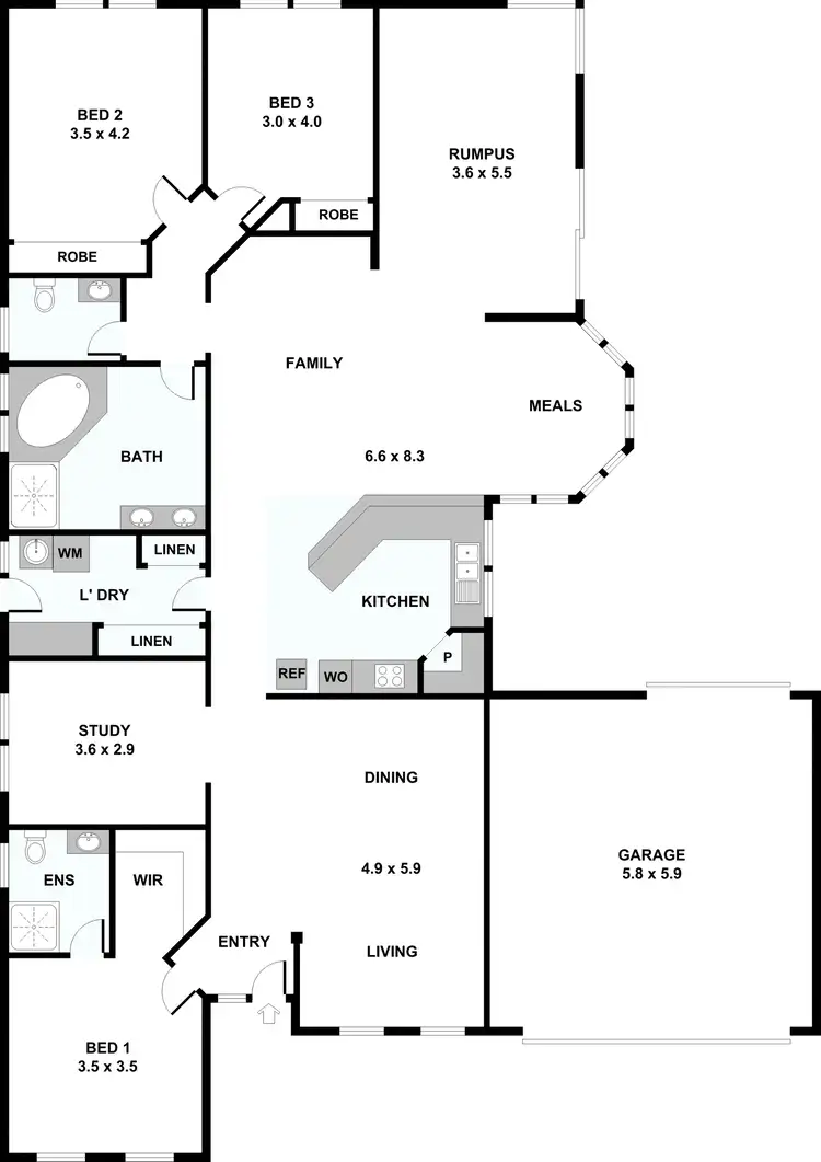 Floorplan of Homely house listing, 67 Glenbruar Drive, Hillside VIC 3037