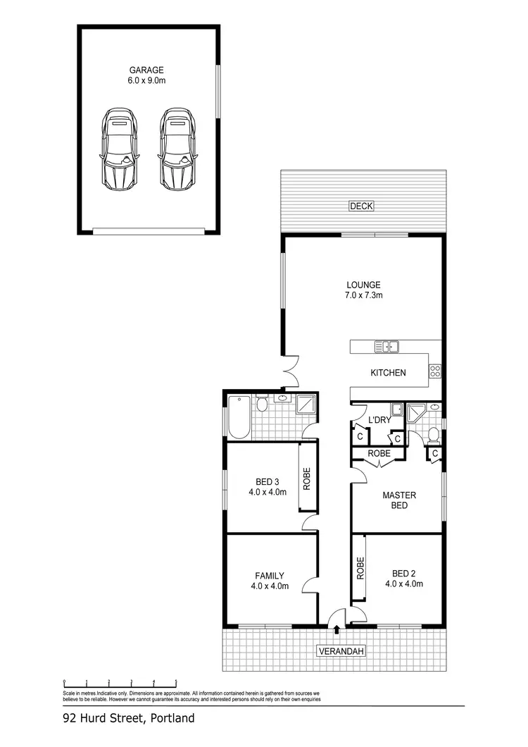 Floorplan of Homely house listing, 92 Hurd Street, Portland VIC 3305