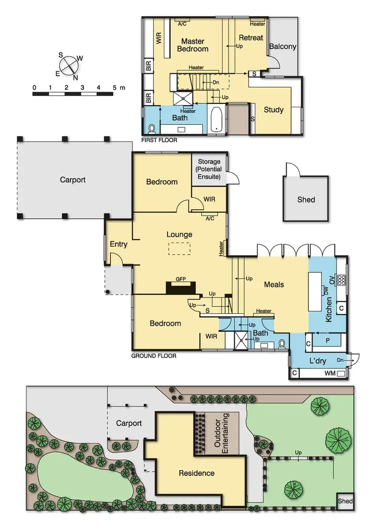 Floorplan of Homely house listing, 51 Glenister Drive, Eltham VIC 3095