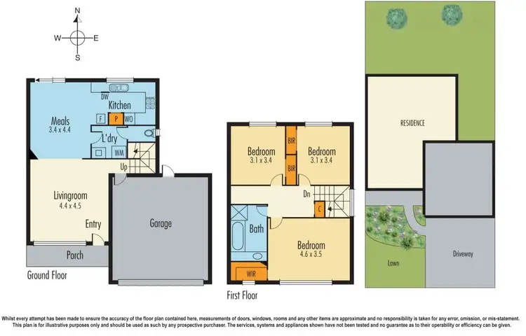 Floorplan of Homely townhouse listing, 8/36-40 Hennessy Way, Dandenong North VIC 3175