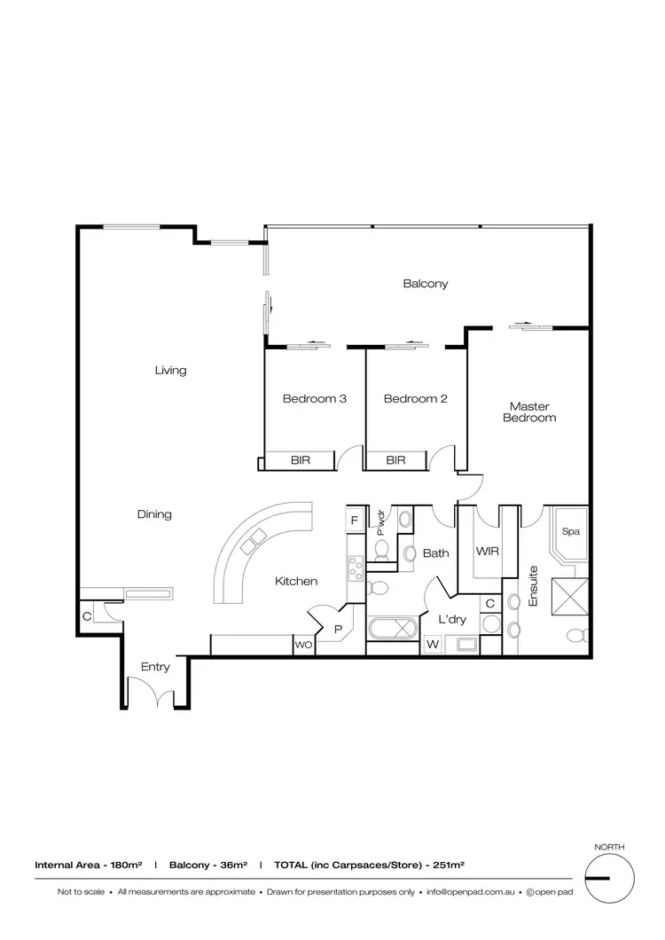 Floorplan of Homely apartment listing, 4/2 Brigid Road, Subiaco WA 6008