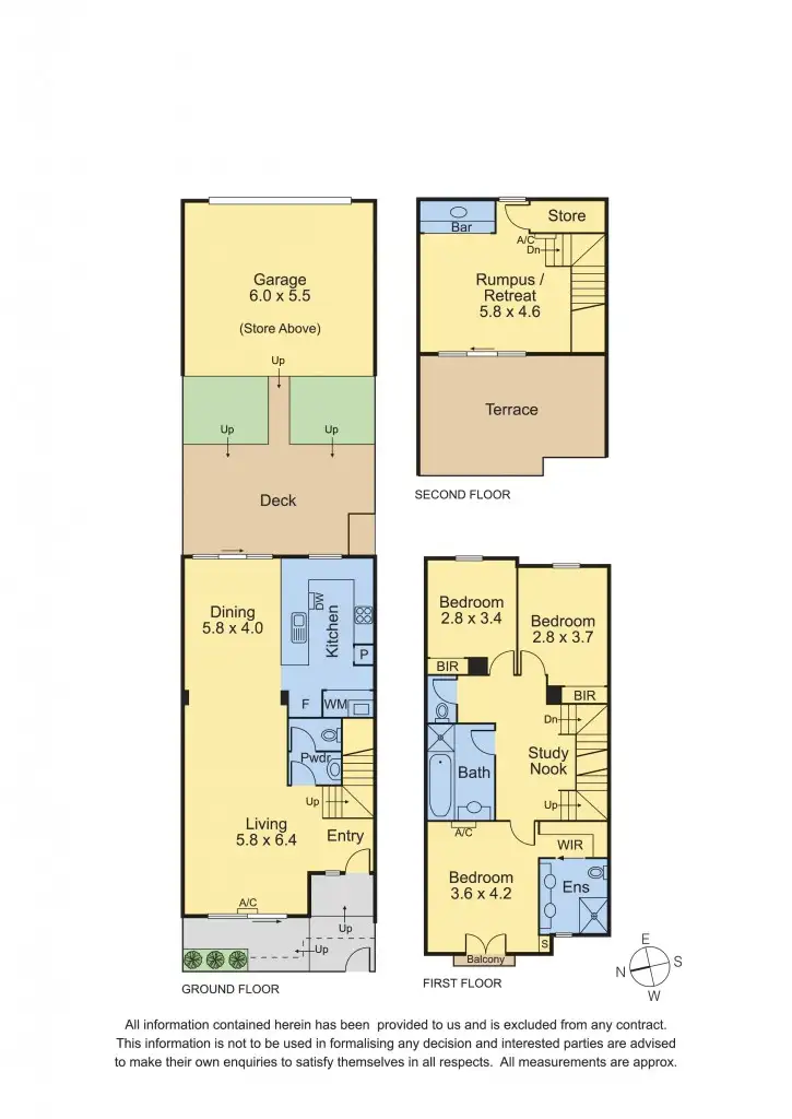 Floorplan of Homely house listing, 223 Stockmans Way, Kensington VIC 3031