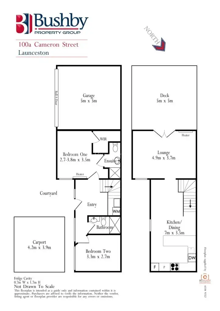 Floorplan of Homely house listing, 100a Cameron Street, Launceston TAS 7250