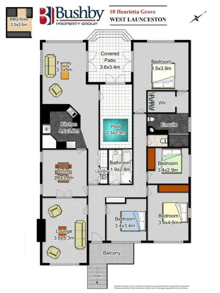Floorplan of Homely house listing, 10 Henrietta Grove, West Launceston TAS 7250