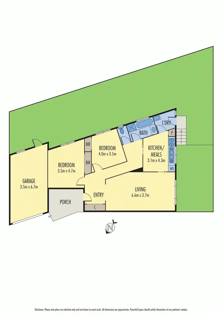 Floorplan of Homely unit listing, 8/1 Carnarvon Street, Doncaster VIC 3108