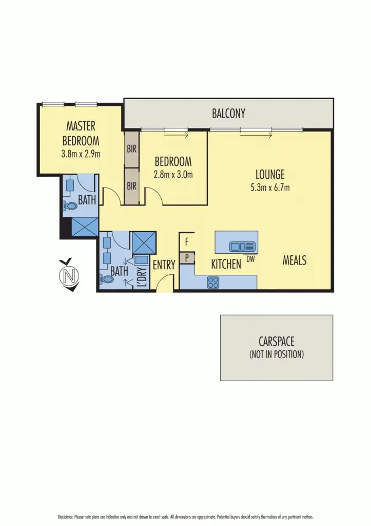 Floorplan of Homely apartment listing, 806/91-93 Tram Road, Doncaster VIC 3108