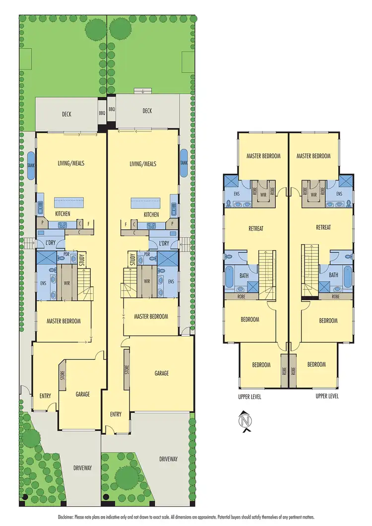 Floorplan of Homely townhouse listing, 1 + 2/1 Kershaw Street, Parkdale VIC 3195
