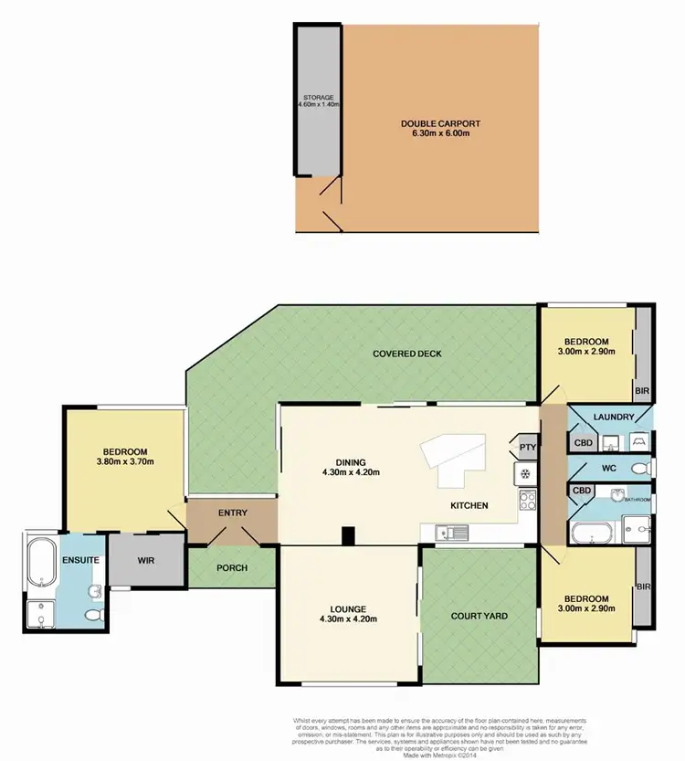 Floorplan of Homely house listing, 24 Coowarra Way, Berwick VIC 3806