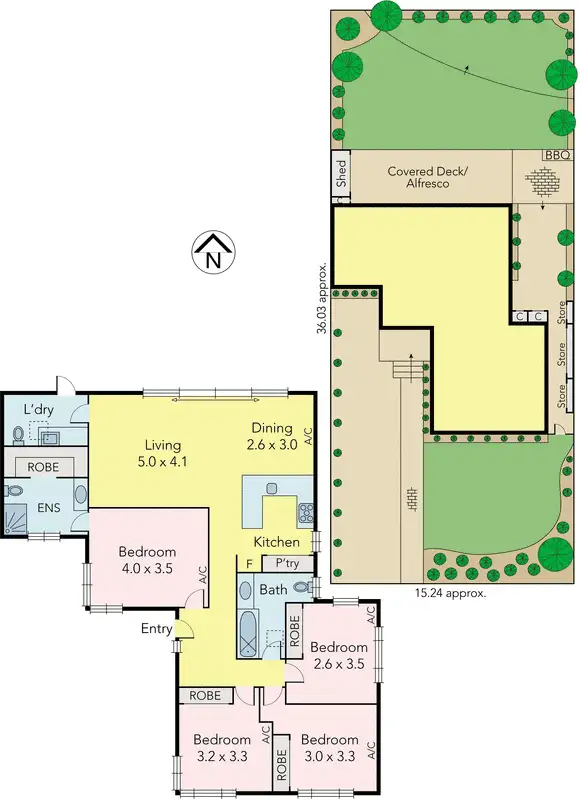Floorplan of Homely house listing, 57 Great Valley Road, Glen Iris VIC 3146