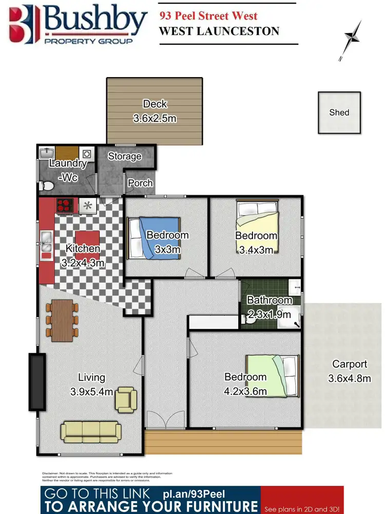 Floorplan of Homely house listing, 93 Peel Street, West Launceston TAS 7250