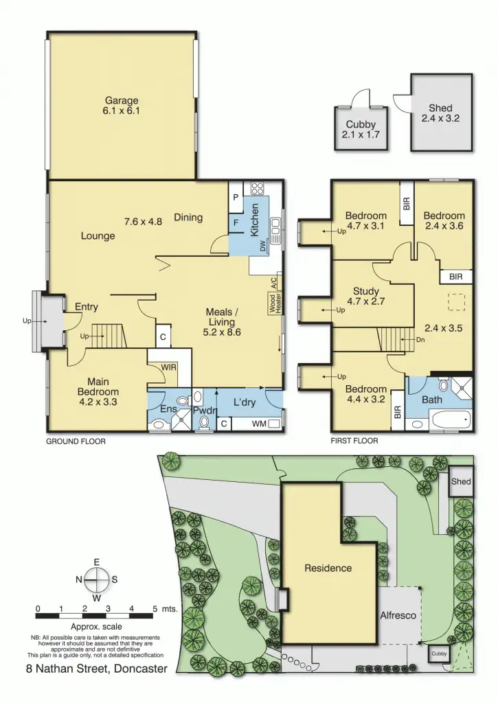 Floorplan of Homely house listing, 8 Nathan Street, Doncaster VIC 3108