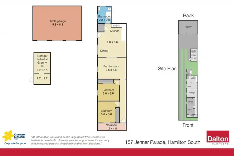 Floorplan of Homely house listing, 157 Jenner Parade, Hamilton South NSW 2303