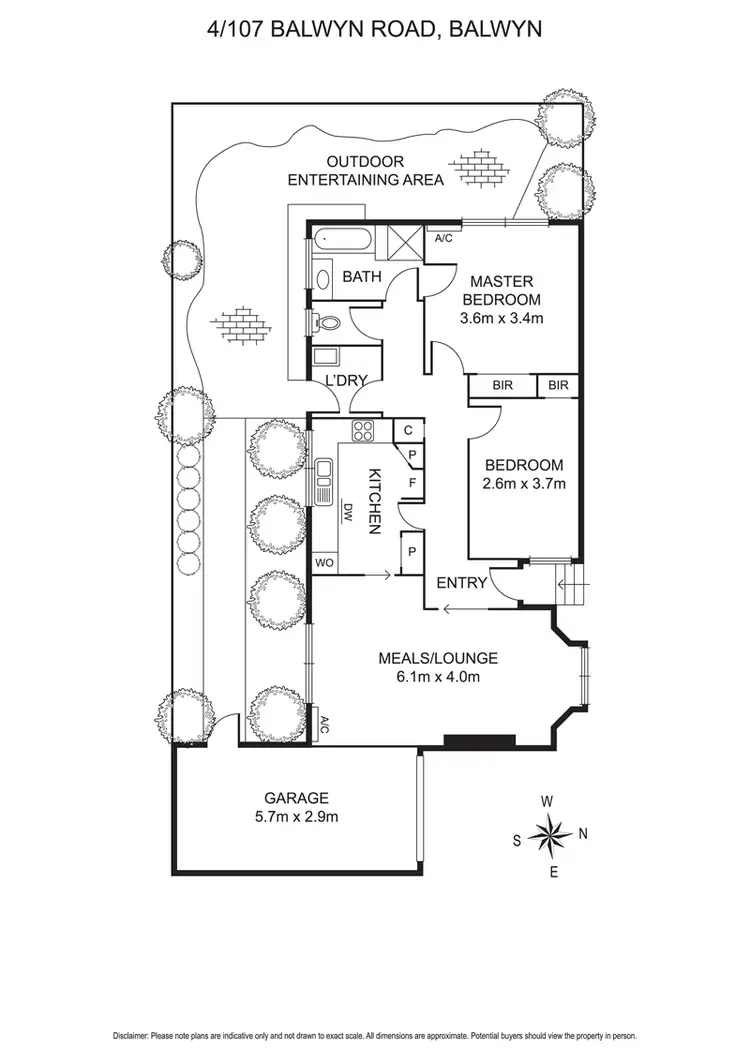 Floorplan of Homely unit listing, 4/107-109 Balwyn Road, Balwyn VIC 3103