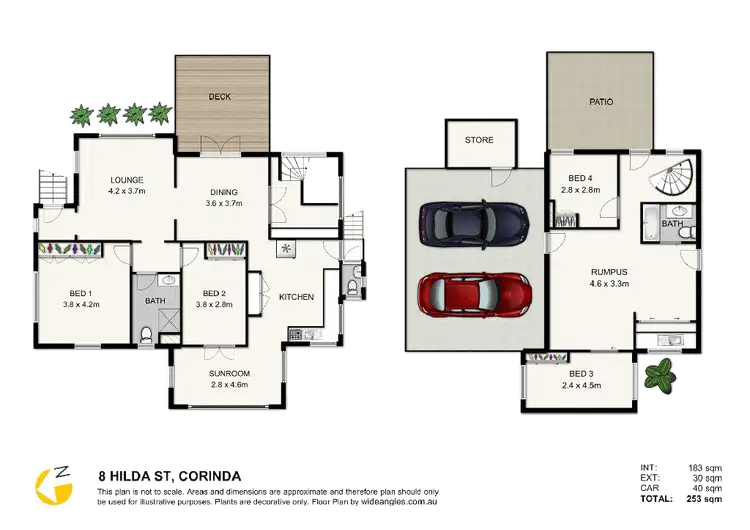 Floorplan of Homely house listing, 8 Hilda Street, Corinda QLD 4075