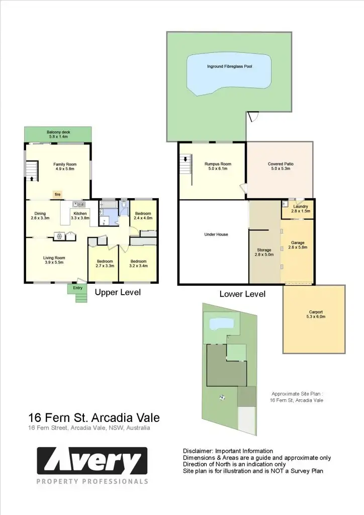 Floorplan of Homely house listing, 16 Fern Street, Arcadia Vale NSW 2283