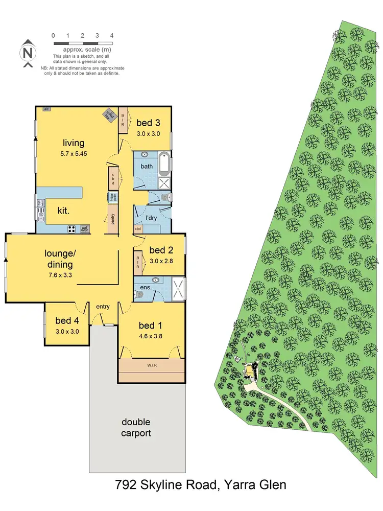 Floorplan of Homely house listing, 792 Skyline Road, Yarra Glen VIC 3775
