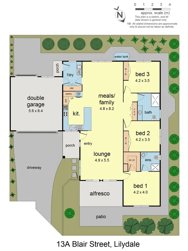 Floorplan of Homely house listing, 13a Blair Street, Lilydale VIC 3140