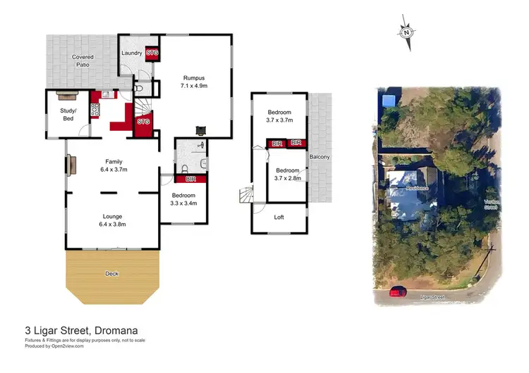 Floorplan of Homely house listing, 3 Ligar Street, Dromana VIC 3936