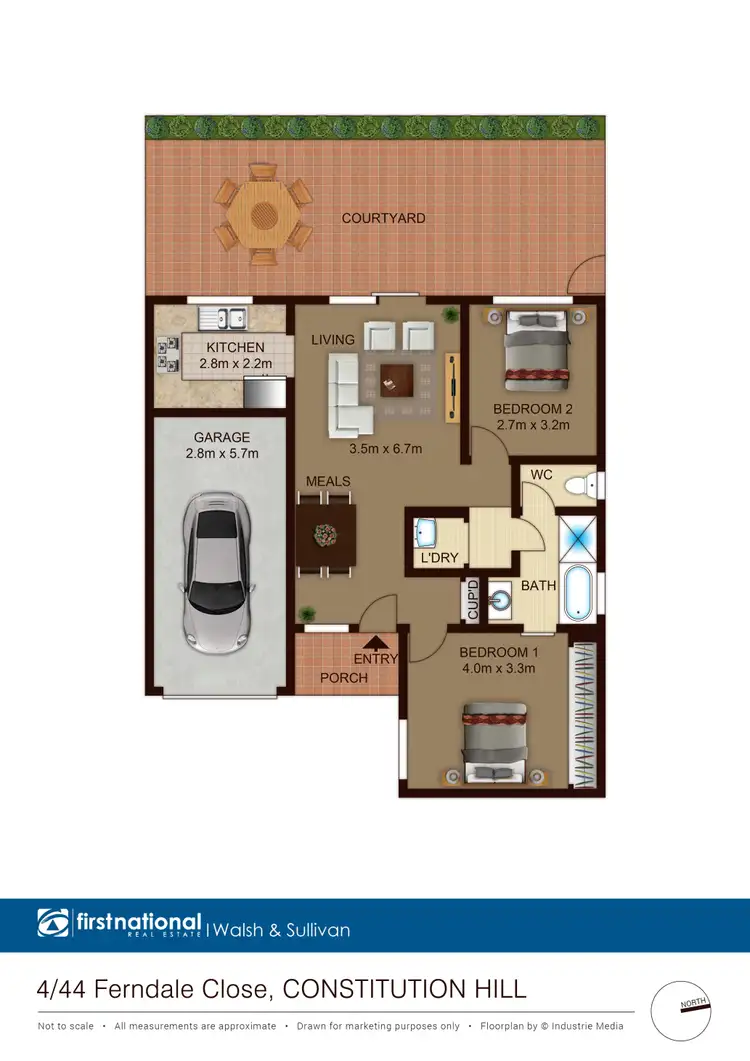 Floorplan of Homely villa listing, 4/44 Ferndale Close, Constitution Hill NSW 2145