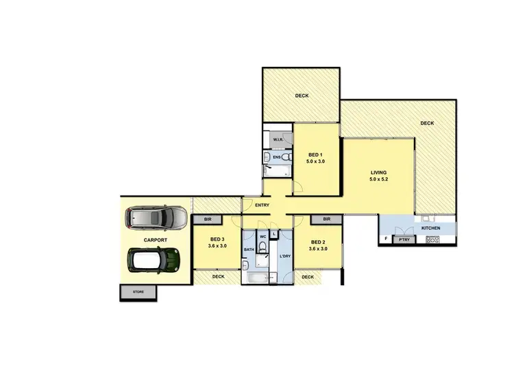 Floorplan of Homely house listing, 12 Matlock Court, Jan Juc VIC 3228