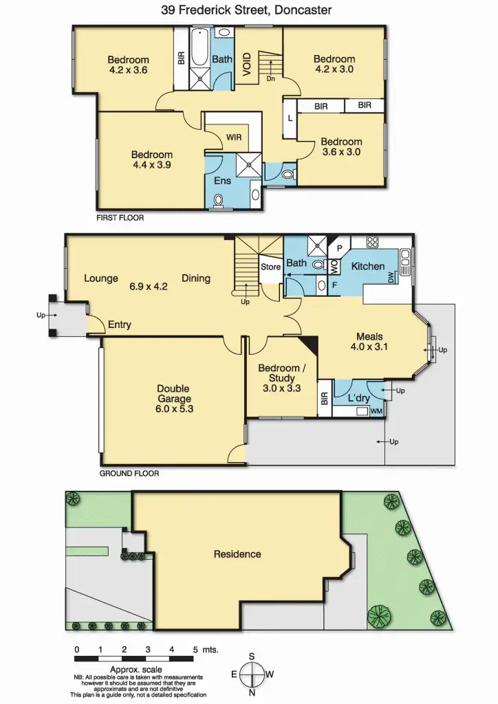 Floorplan of Homely townhouse listing, 39 Frederick Street, Doncaster VIC 3108
