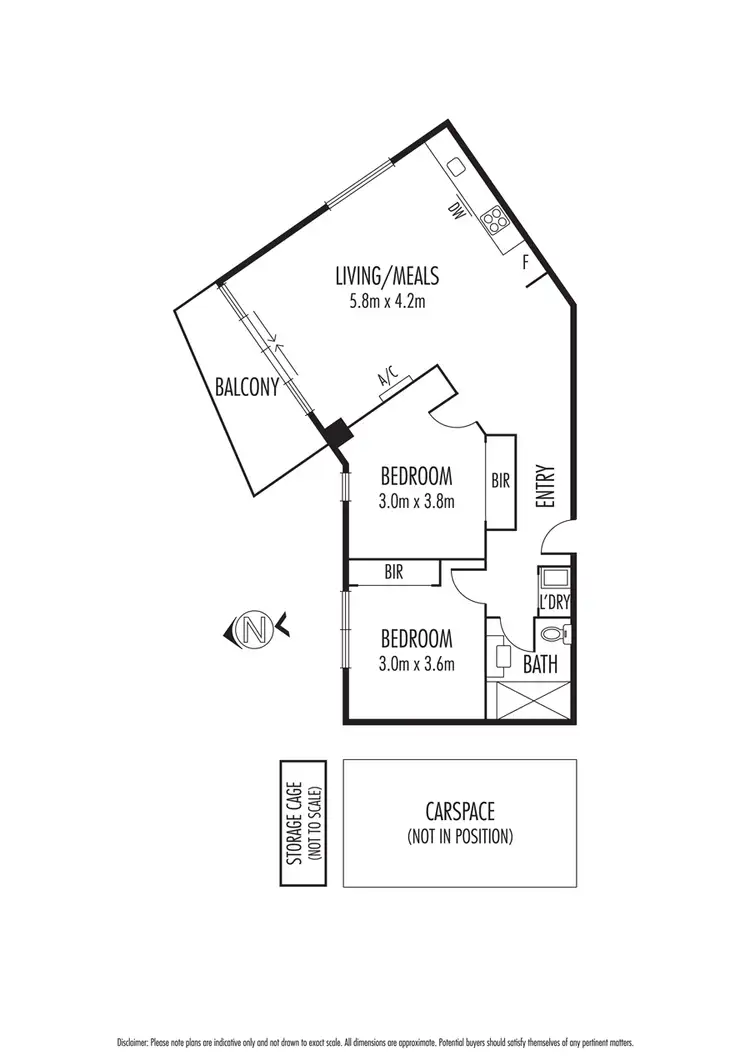 Floorplan of Homely unit listing, 209/112-114 Pier Street, Altona VIC 3018