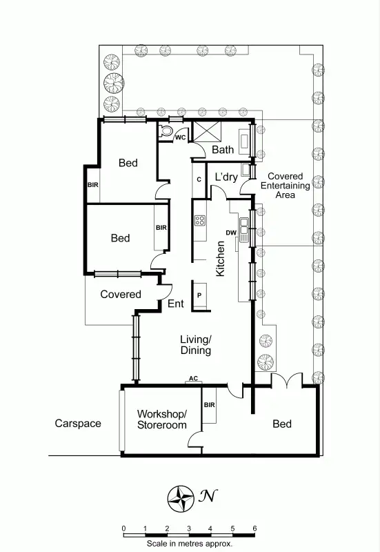 Floorplan of Homely unit listing, 3/14 Gnarwyn Road, Carnegie VIC 3163