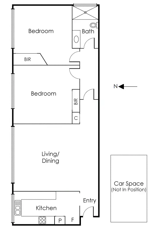 Floorplan of Homely apartment listing, 4/16 Cromwell Road, South Yarra VIC 3141
