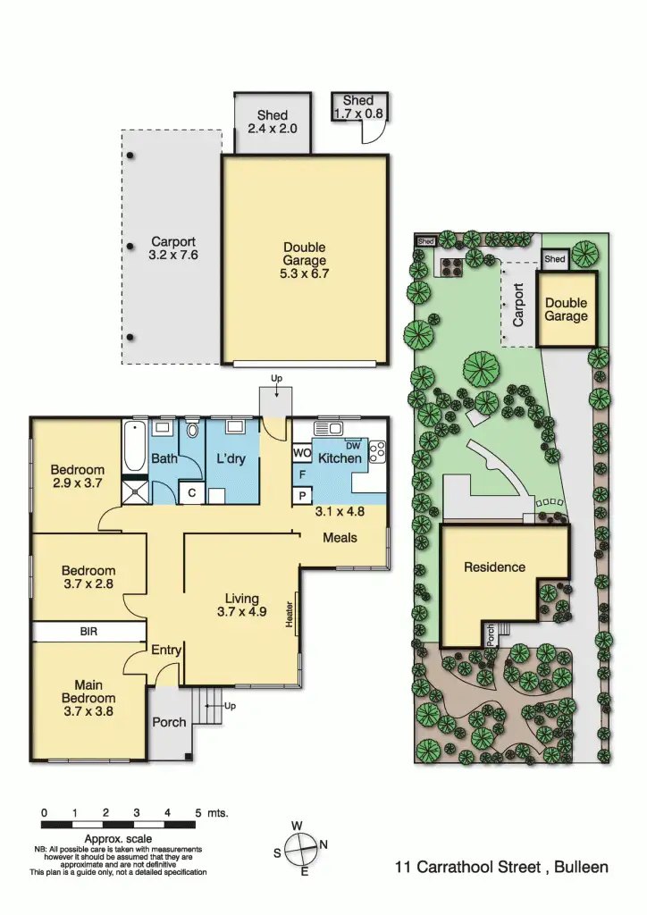 Floorplan of Homely house listing, 11 Carrathool Street, Bulleen VIC 3105