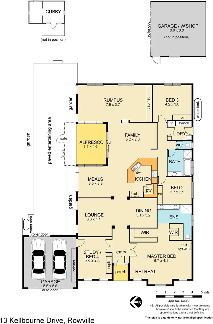 Floorplan of Homely house listing, 13 Kellbourne Drive, Rowville VIC 3178