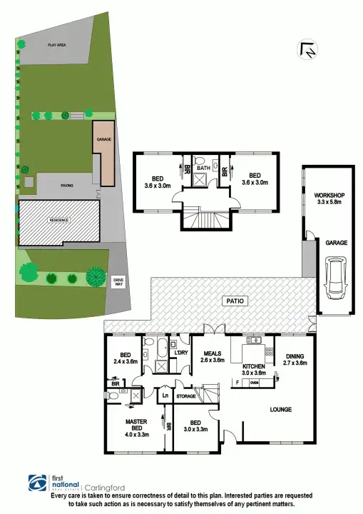 Floorplan of Homely house listing, 42 Parkland Road, Carlingford NSW 2118