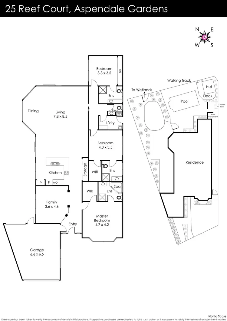 Floorplan of Homely house listing, 25 Reef Court, Aspendale Gardens VIC 3195