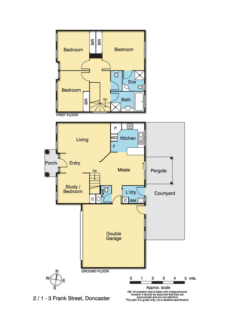 Floorplan of Homely townhouse listing, 2/1-3 Frank Street, Doncaster VIC 3108