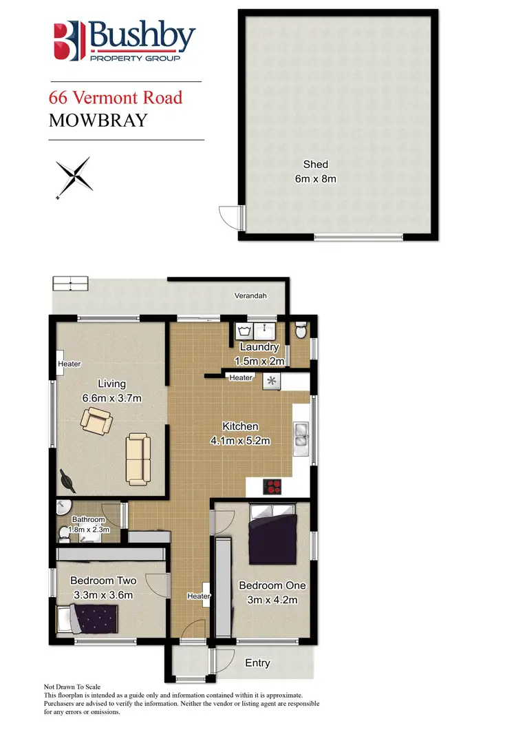 Floorplan of Homely house listing, 66 Vermont Road, Mowbray TAS 7248