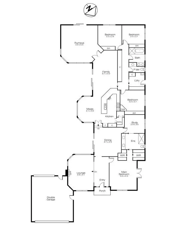 Floorplan of Homely house listing, 221 Nerrina Road, Nerrina VIC 3350