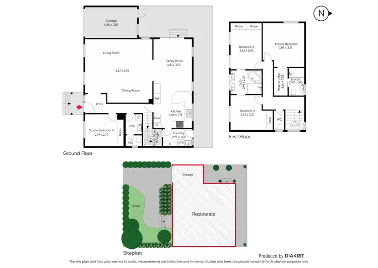Floorplan of Homely townhouse listing, 1/13 Brooklyn Avenue, Caulfield South VIC 3162