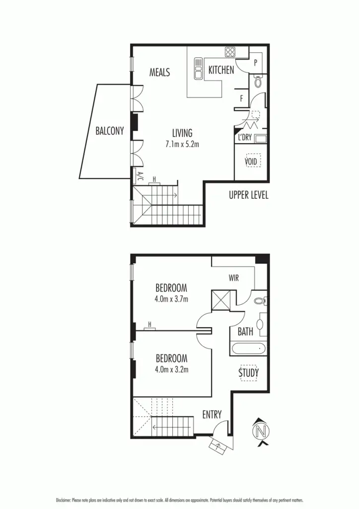 Floorplan of Homely townhouse listing, 12/848 Glen Huntly Road, Caulfield South VIC 3162