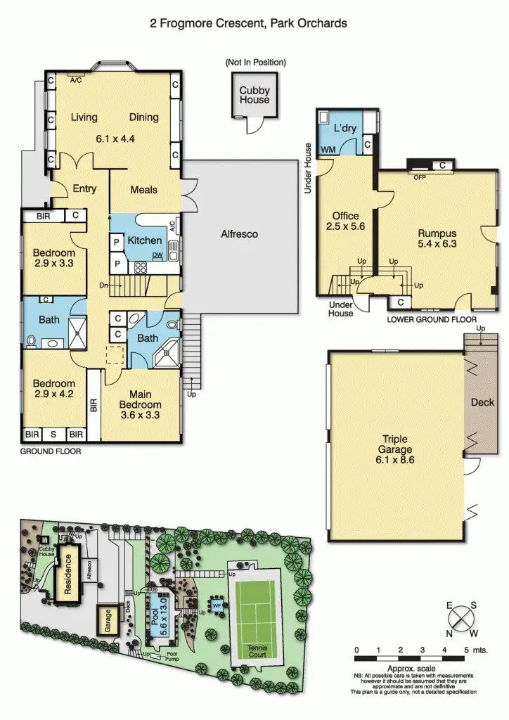 Floorplan of Homely house listing, 2-4 Frogmore Crescent, Park Orchards VIC 3114