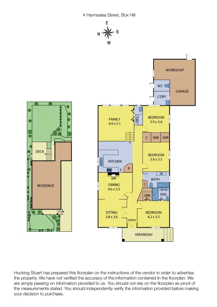 Floorplan of Homely house listing, 4 Hannaslea Street, Box Hill VIC 3128