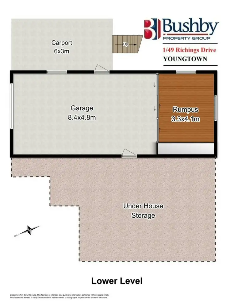 Floorplan of Homely unit listing, 1/49 Richings Drive, Youngtown TAS 7249