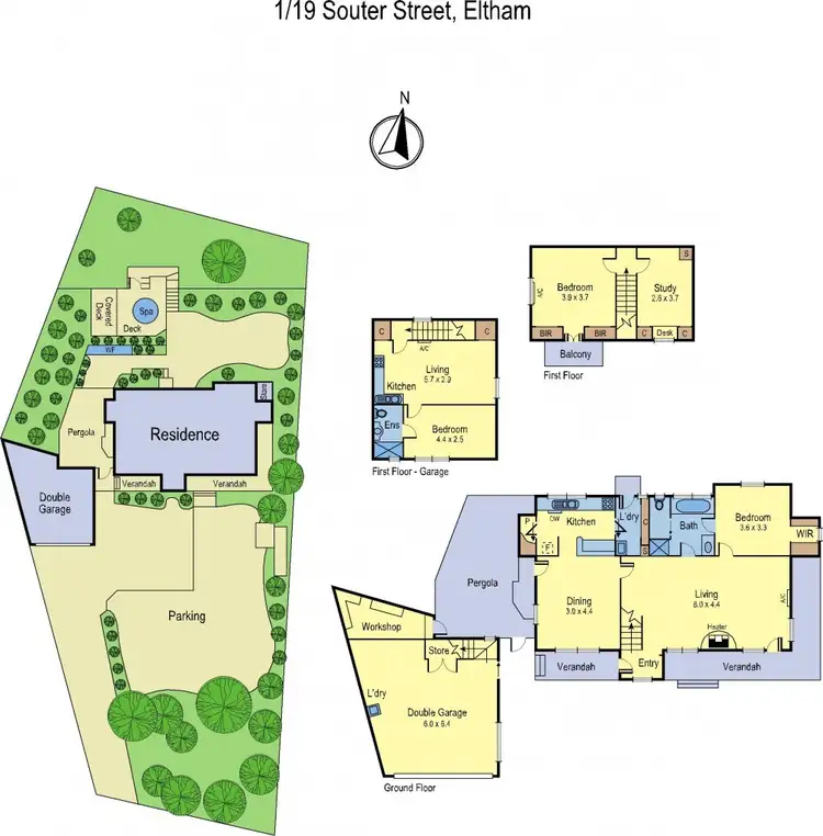 Floorplan of Homely house listing, 1/19 Souter Street, Eltham VIC 3095