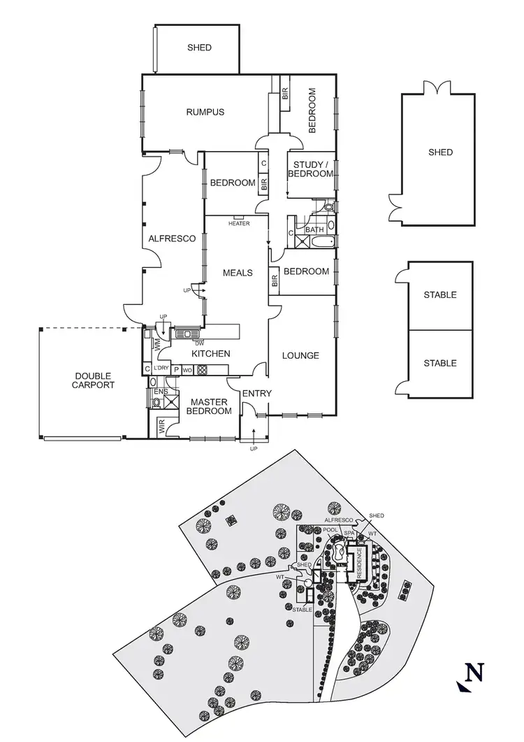 Floorplan of Homely house listing, 15 Neerim Rise, Wattle Glen VIC 3096