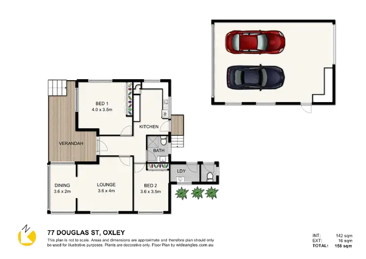 Floorplan of Homely house listing, 77 Douglas Street, Oxley QLD 4075