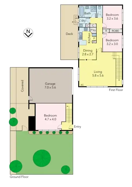 Floorplan of Homely unit listing, 1/762 Whitehorse Road, Mont Albert VIC 3127