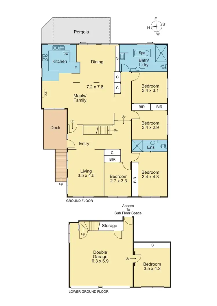 Floorplan of Homely house listing, 1/7 Nielsen Avenue, Nunawading VIC 3131