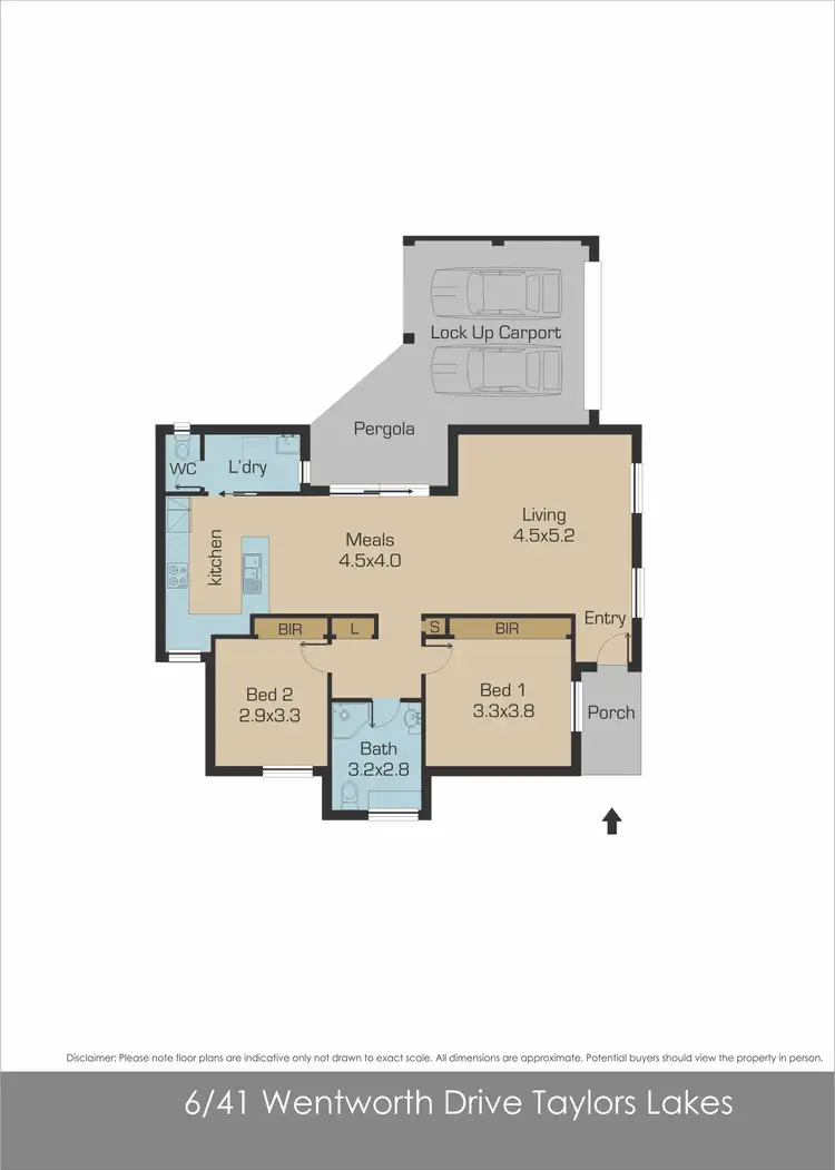 Floorplan of Homely house listing, 6/41 Wentworth Avenue, Taylors Lakes VIC 3038