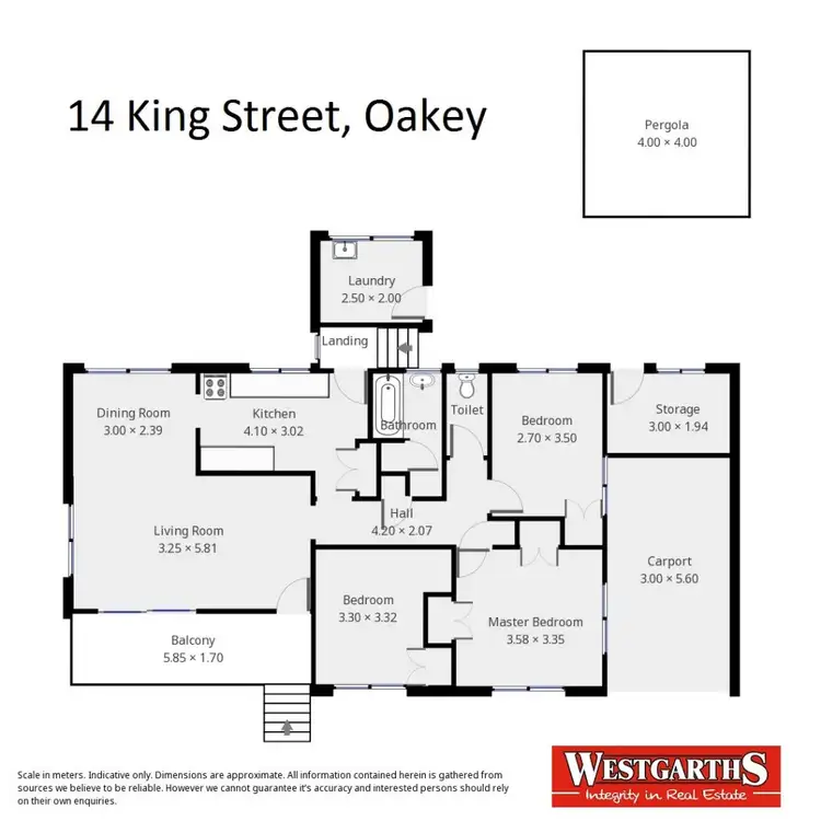 Floorplan of Homely house listing, 14 King Street, Oakey QLD 4401