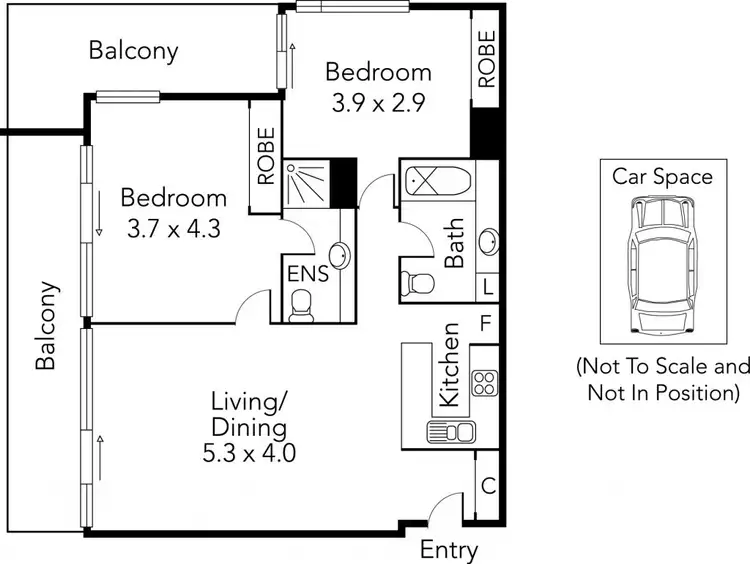Floorplan of Homely apartment listing, 1201/318 Little Lonsdale Street, Melbourne VIC 3000