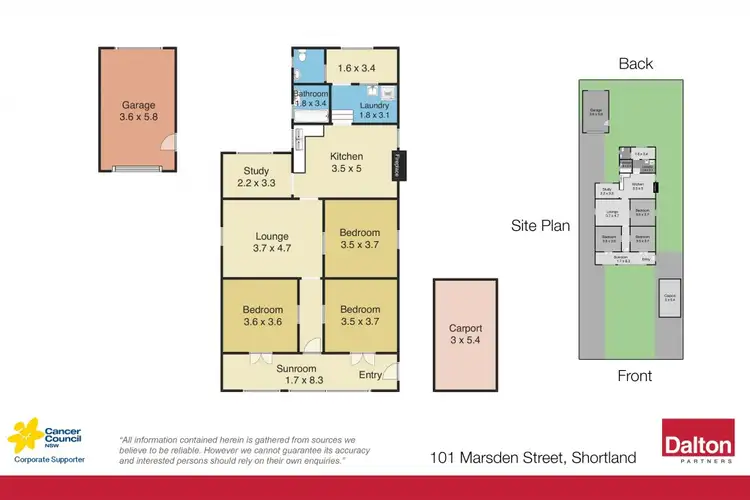 Floorplan of Homely house listing, 101 Marsden Street, Shortland NSW 2307