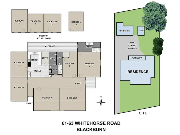 Floorplan of Homely house listing, 61-63 Whitehorse Road, Blackburn VIC 3130
